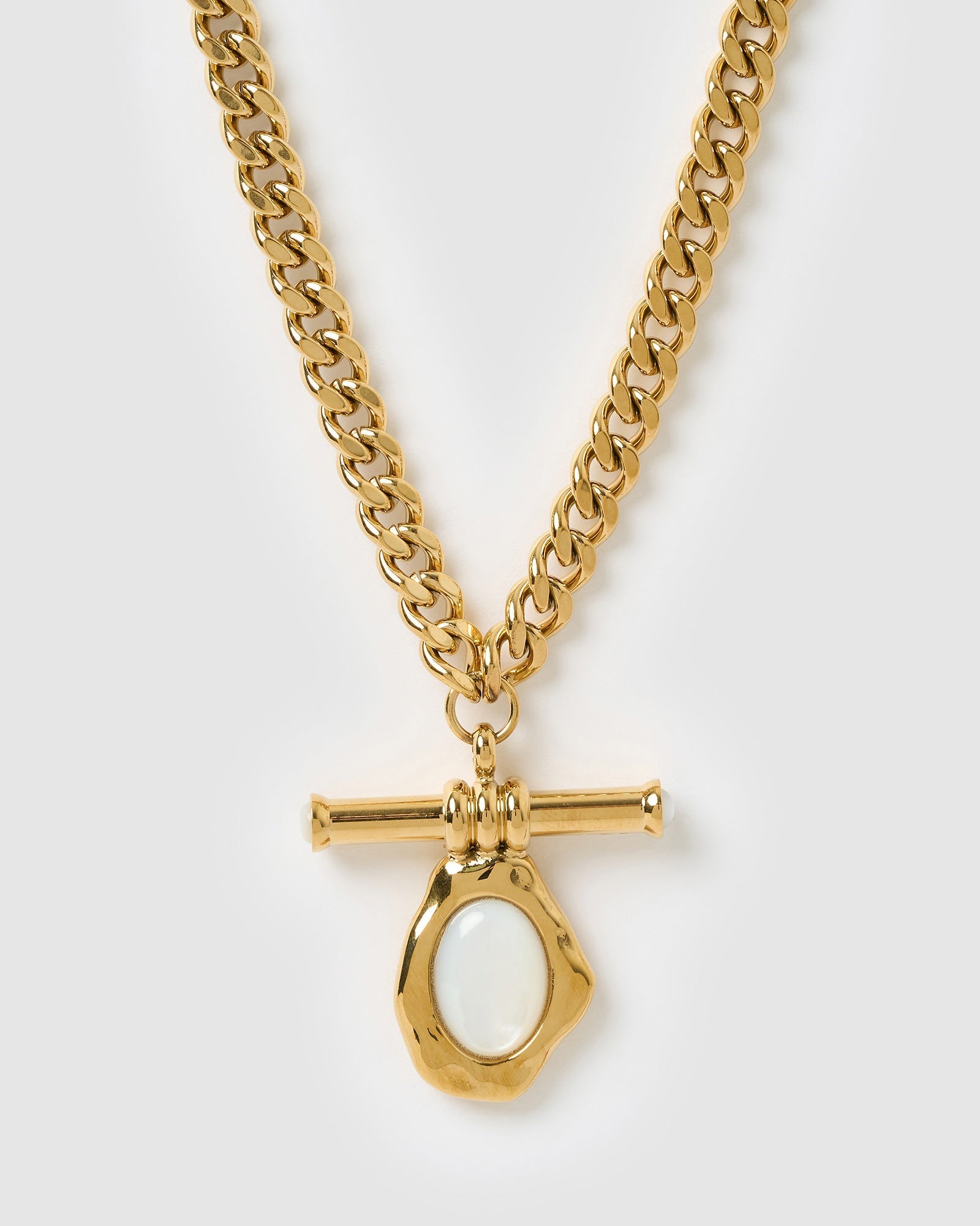 Colar Pingente Madrepérola Rafaella - Ouro 18K | SILLENE