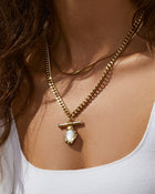 Colar Pingente Madrepérola Rafaella - Ouro 18K | SILLENE