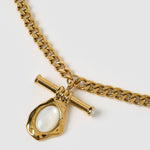 Colar Pingente Madrepérola Rafaella - Ouro 18K | SILLENE