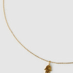 Colar Pingente Mão de Fátima Chamsa - Ouro 18K | SILLENE