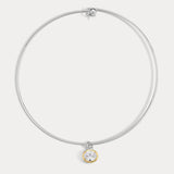 Colar Pingente Marais - Prata | SILLENE