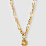 Colar Pingente Mason Citrino - Ouro 18K | SILLENE