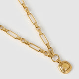 Colar Pingente Mason Citrino - Ouro 18K | SILLENE