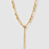 Colar Pingente Mason Citrino - Ouro 18K | SILLENE