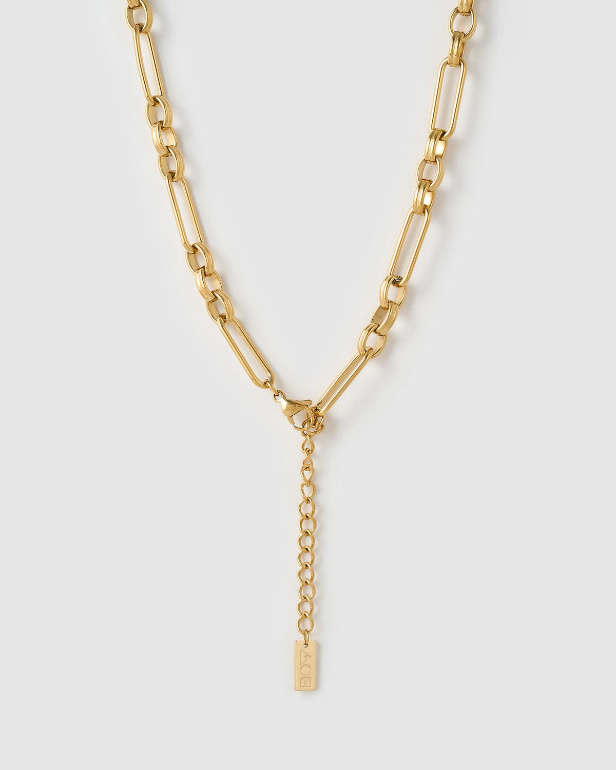 Colar Pingente Mason Citrino - Ouro 18K | SILLENE