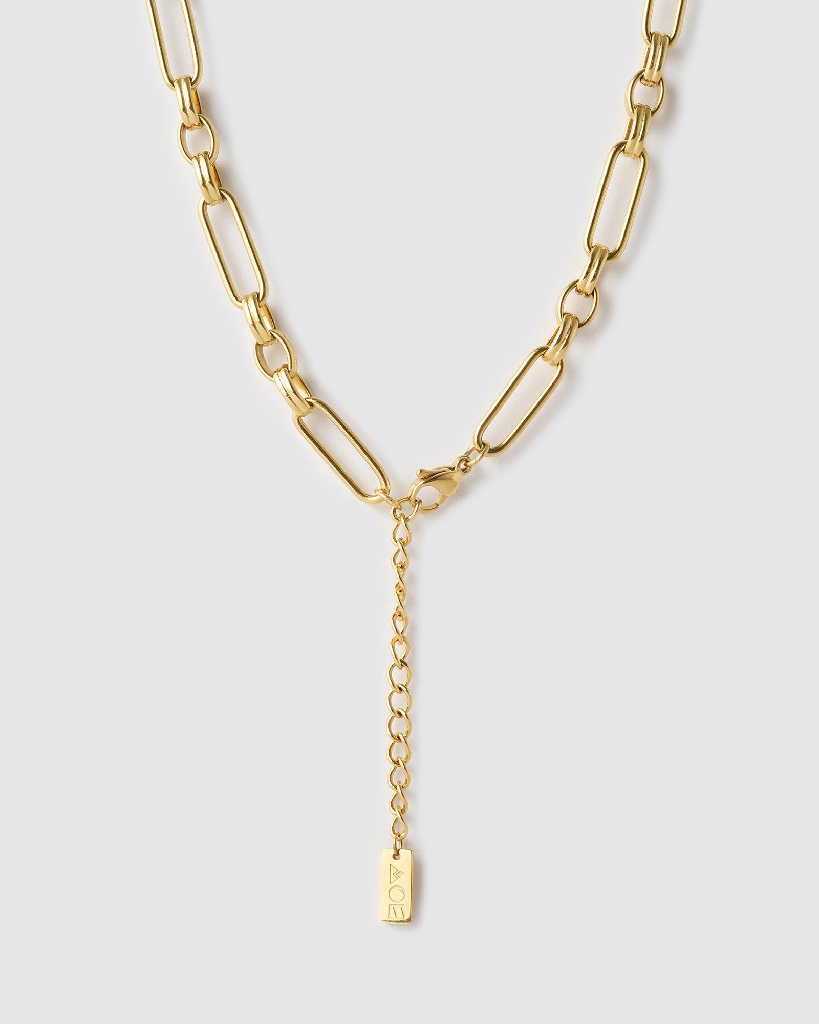 Colar Pingente Mason Rubi - Ouro 18K | SILLENE