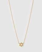 Colar Pingente Mini Estrela de Davi - Ouro 18K | SILLENE