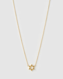 Colar Pingente Mini Estrela de Davi - Ouro 18K | SILLENE