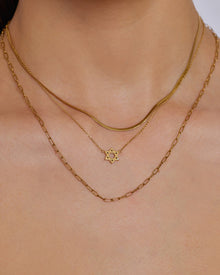 Colar Pingente Mini Estrela de Davi - Ouro 18K | SILLENE