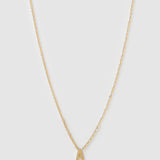 Colar Pingente Mini Inicial - Ouro 18K | SILLENE - A