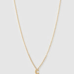 Colar Pingente Mini Inicial - Ouro 18K | SILLENE - C