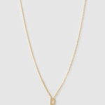 Colar Pingente Mini Inicial - Ouro 18K | SILLENE - D
