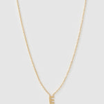 Colar Pingente Mini Inicial - Ouro 18K | SILLENE - E