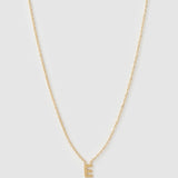 Colar Pingente Mini Inicial - Ouro 18K | SILLENE - E