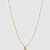 Colar Pingente Mini Inicial - Ouro 18K | SILLENE - G