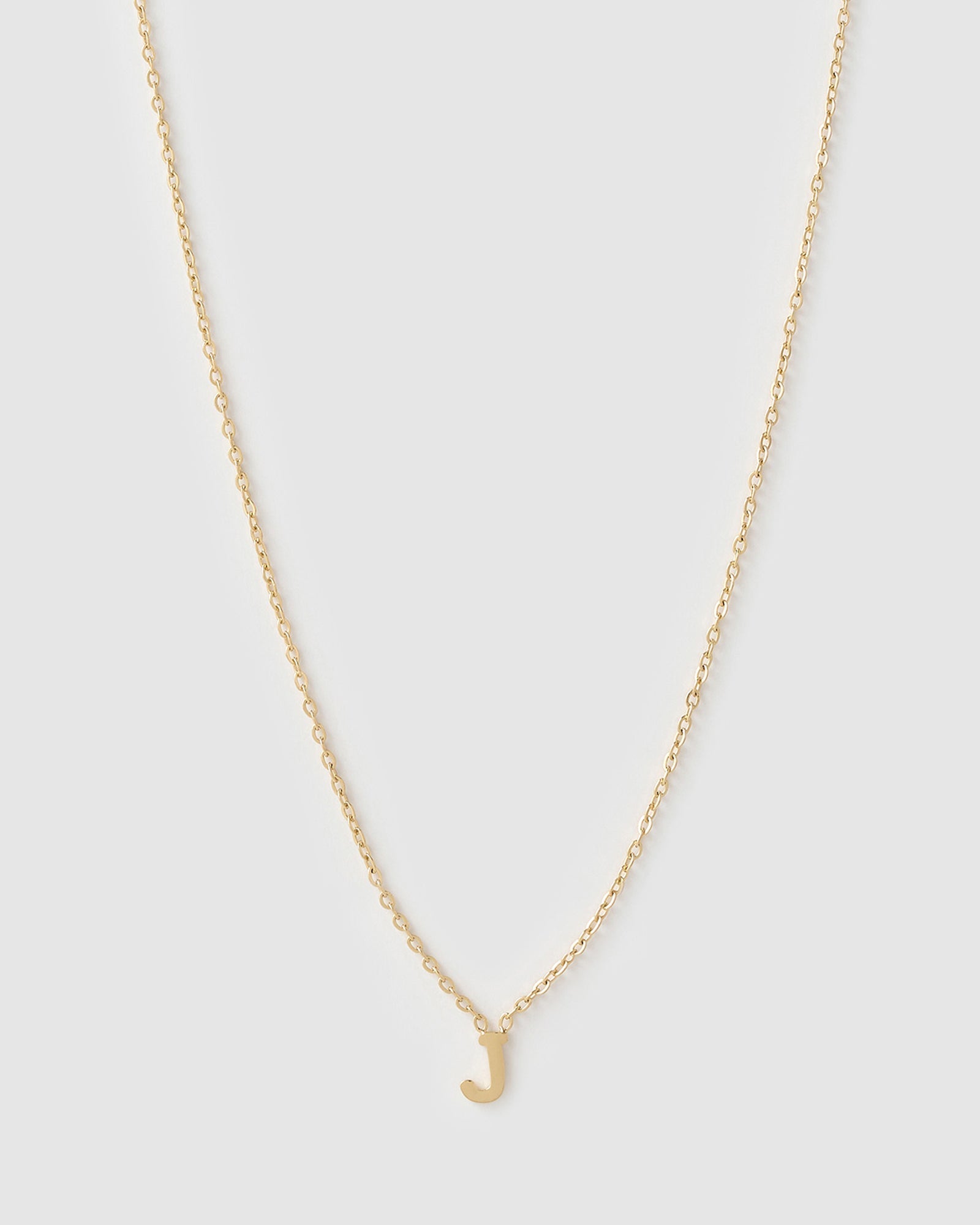 Colar Pingente Mini Inicial - Ouro 18K | SILLENE - J