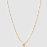 Colar Pingente Mini Inicial - Ouro 18K | SILLENE - K