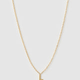 Colar Pingente Mini Inicial - Ouro 18K | SILLENE - L