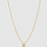 Colar Pingente Mini Inicial - Ouro 18K | SILLENE - N
