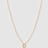 Colar Pingente Mini Inicial - Ouro 18K | SILLENE - O
