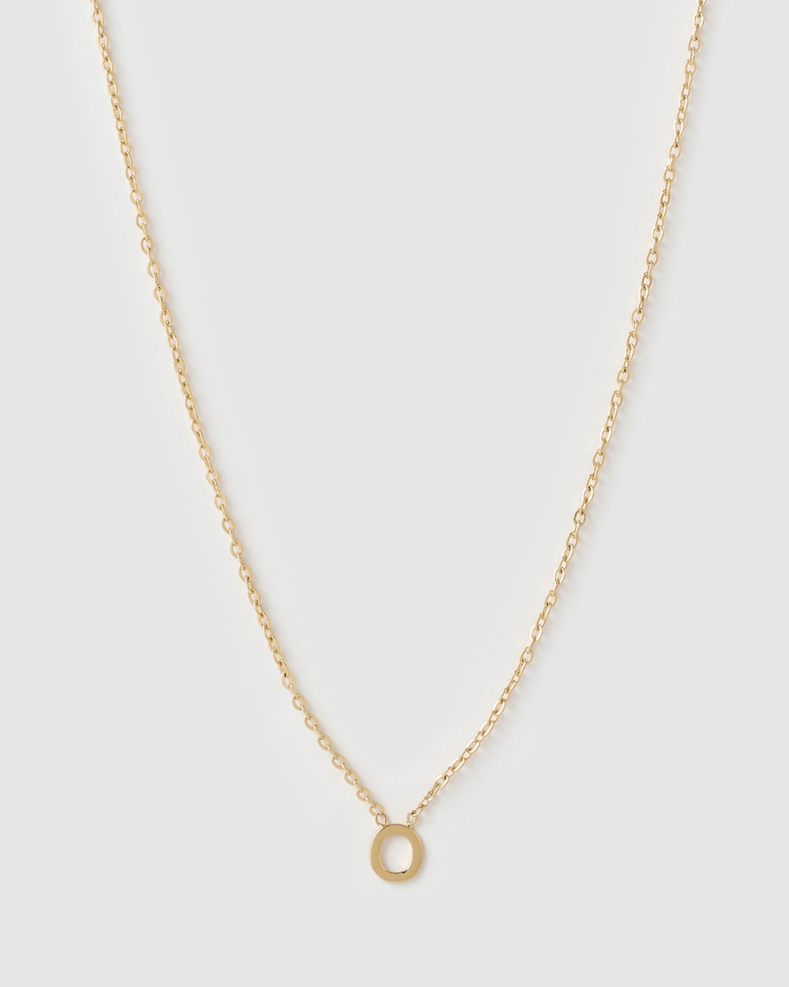 Colar Pingente Mini Inicial - Ouro 18K | SILLENE - O