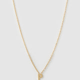 Colar Pingente Mini Inicial - Ouro 18K | SILLENE - P
