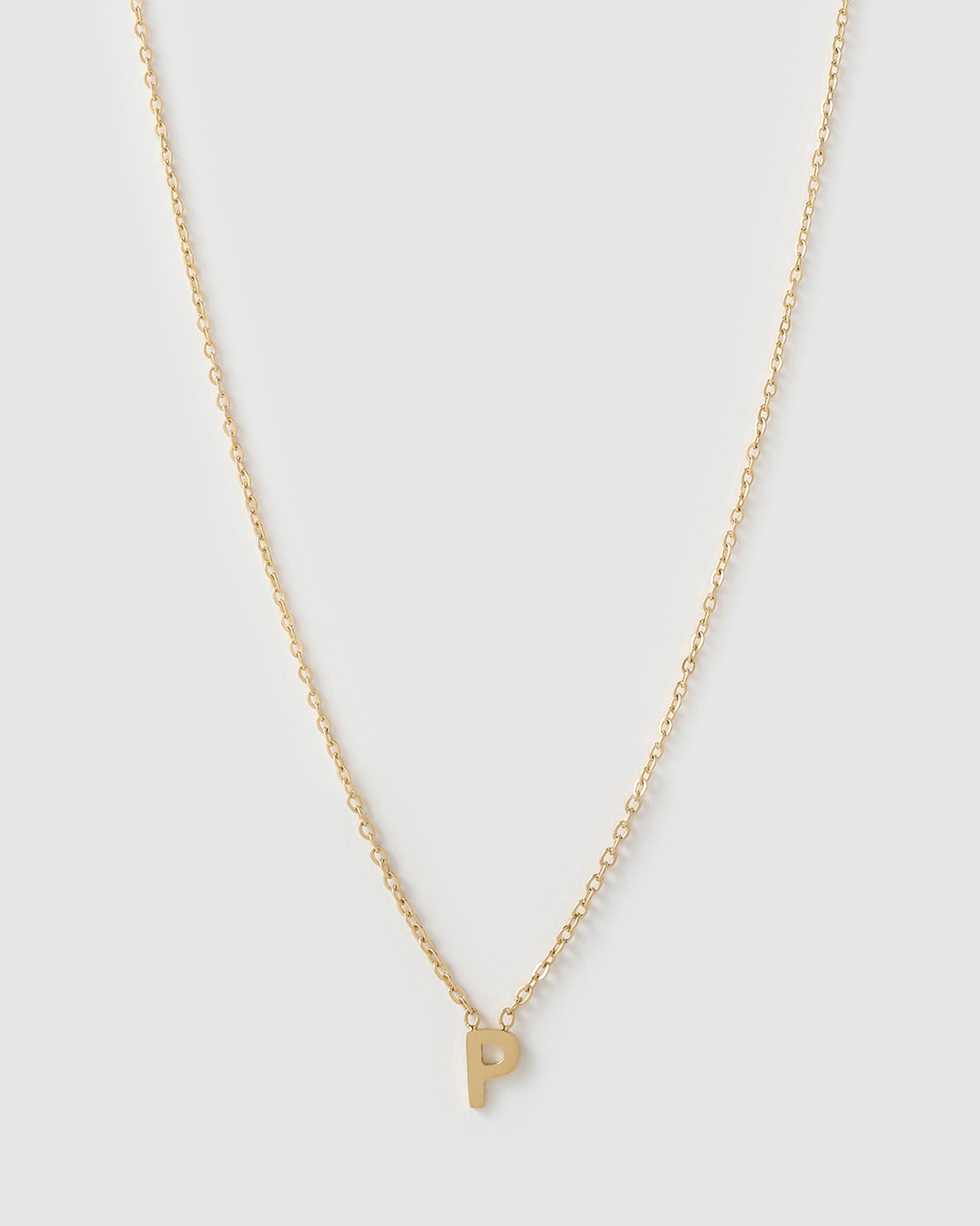 Colar Pingente Mini Inicial - Ouro 18K | SILLENE - P