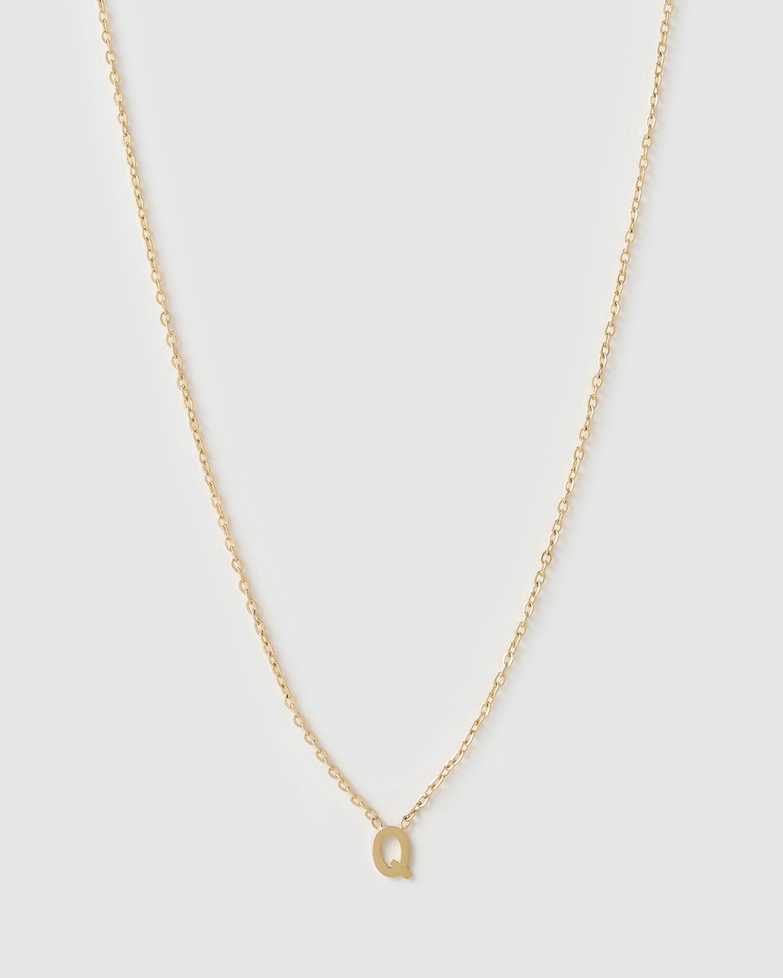 Colar Pingente Mini Inicial - Ouro 18K | SILLENE - Q