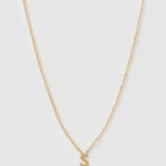 Colar Pingente Mini Inicial - Ouro 18K | SILLENE - S