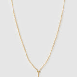 Colar Pingente Mini Inicial - Ouro 18K | SILLENE - T
