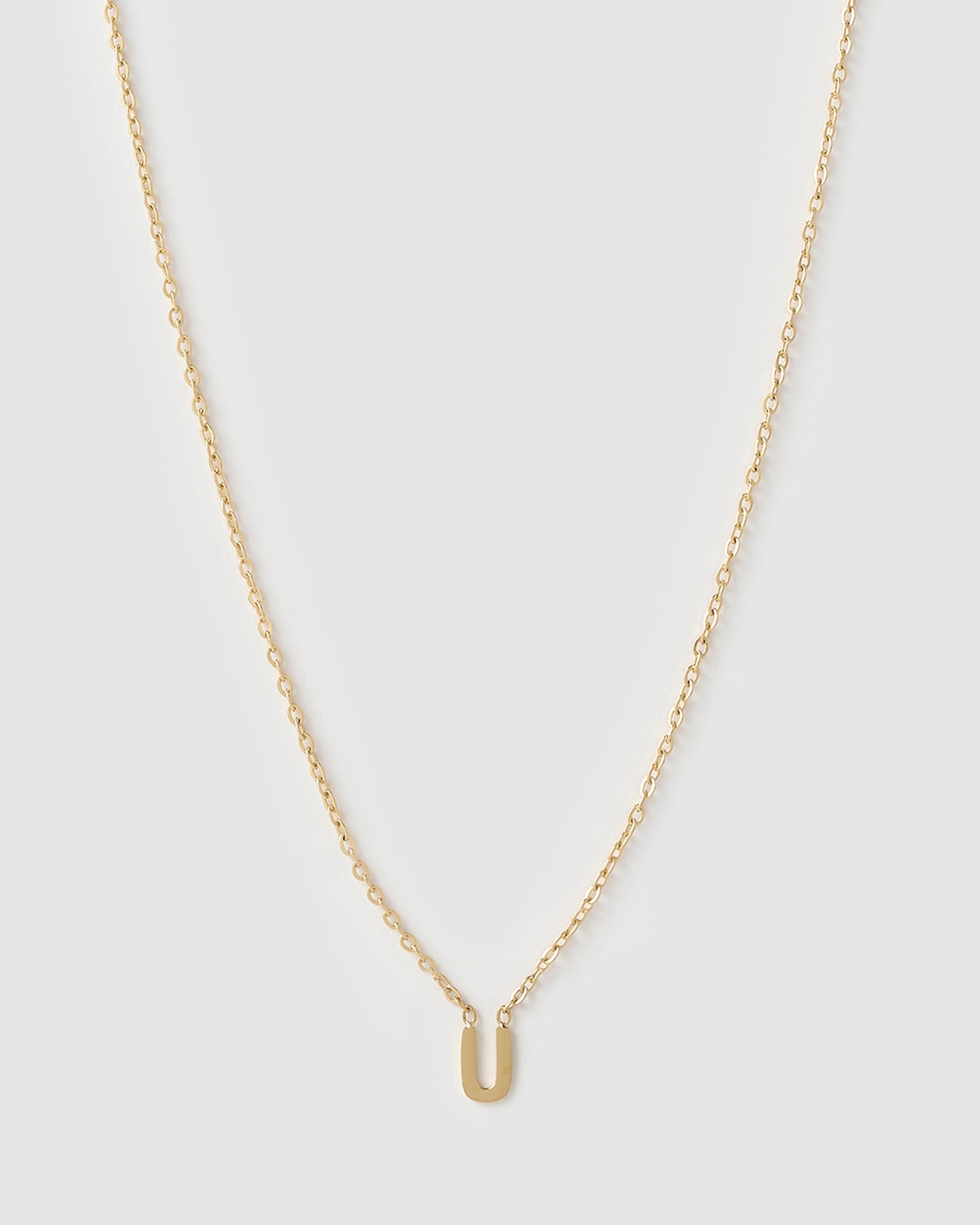 Colar Pingente Mini Inicial - Ouro 18K | SILLENE - U