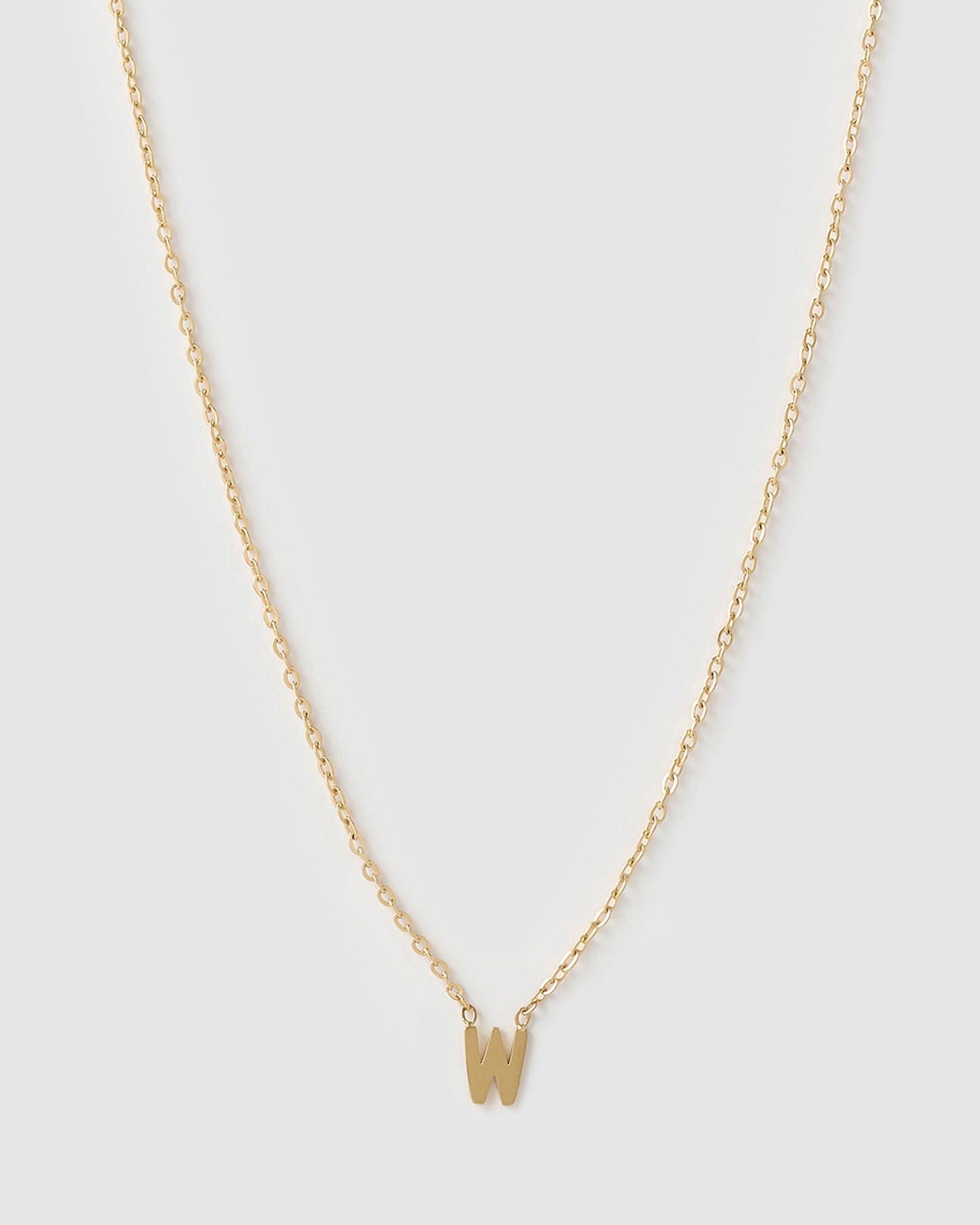 Colar Pingente Mini Inicial - Ouro 18K | SILLENE - W