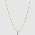Colar Pingente Mini Inicial - Ouro 18K | SILLENE - X