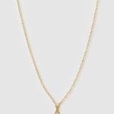 Colar Pingente Mini Inicial - Ouro 18K | SILLENE - X