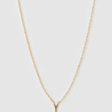 Colar Pingente Mini Inicial - Ouro 18K | SILLENE - Y