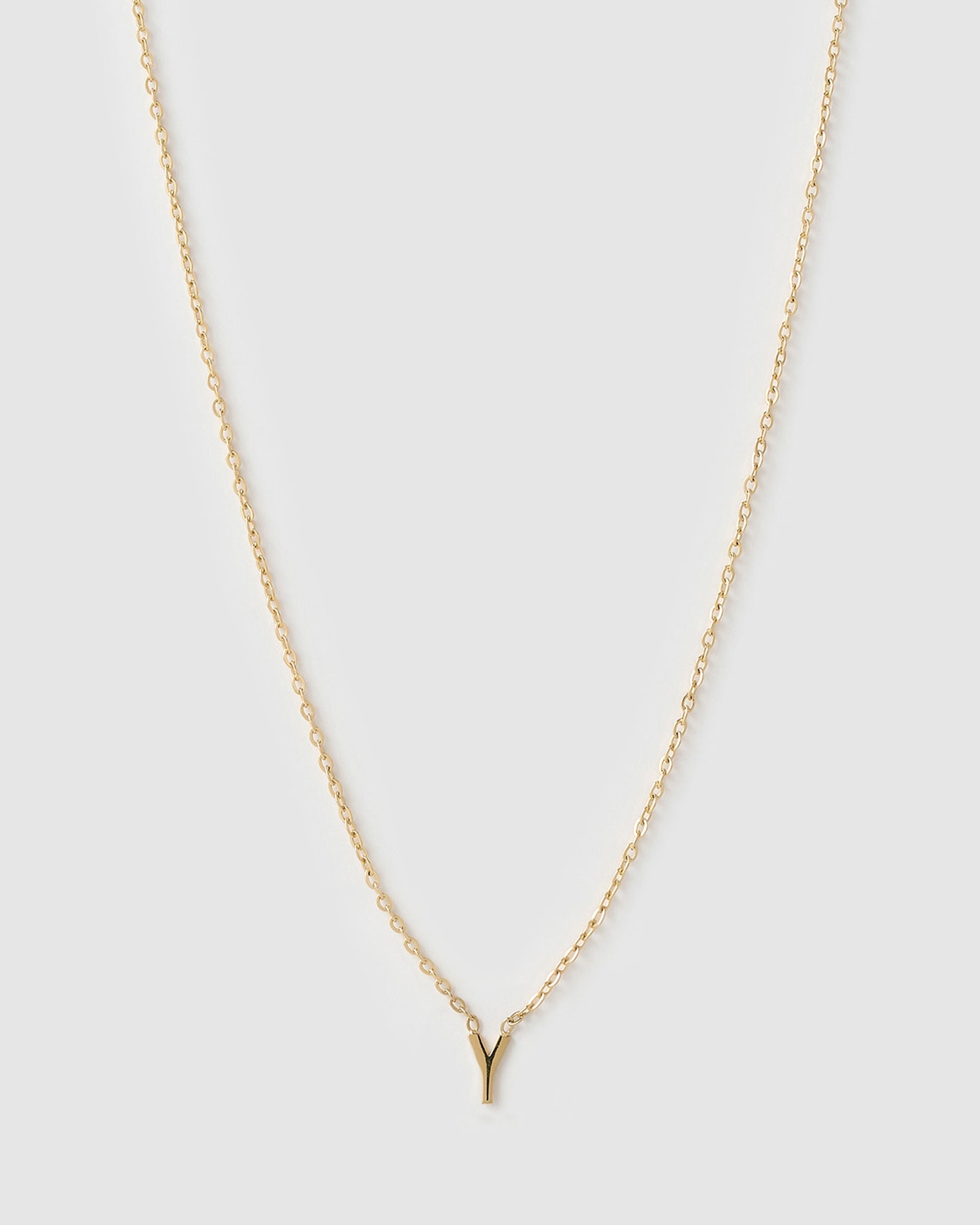 Colar Pingente Mini Inicial - Ouro 18K | SILLENE - Y