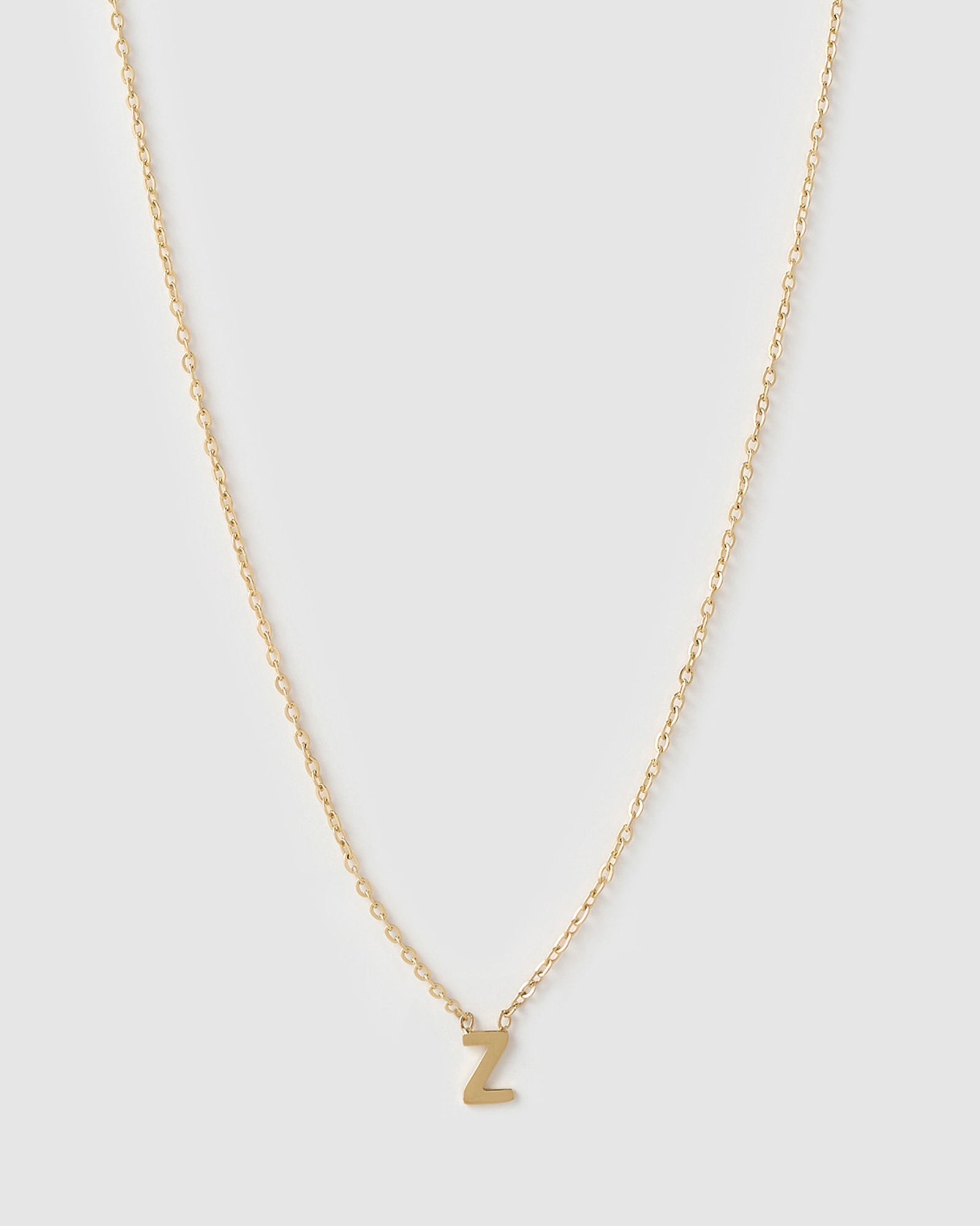 Colar Pingente Mini Inicial - Ouro 18K | SILLENE - Z