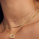 Colar Pingente Mini Inicial - Ouro 18K | SILLENE