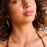 Colar Pingente Mini Inicial - Ouro 18K | SILLENE