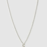 Colar Pingente Mini Inicial - Prata | SILLENE - C