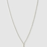 Colar Pingente Mini Inicial - Prata | SILLENE - I
