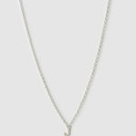 Colar Pingente Mini Inicial - Prata | SILLENE - J
