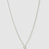 Colar Pingente Mini Inicial - Prata | SILLENE - Q