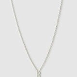 Colar Pingente Mini Inicial - Prata | SILLENE - R