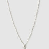 Colar Pingente Mini Inicial - Prata | SILLENE - S