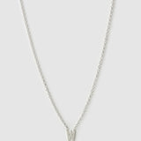 Colar Pingente Mini Inicial - Prata | SILLENE - W