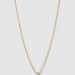 Colar Pingente Mini Pedra do Mês - Ouro 18K | SILLENE - Abril
