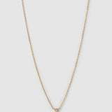 Colar Pingente Mini Pedra do Mês - Ouro 18K | SILLENE - Abril