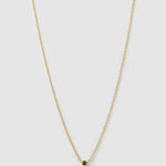 Colar Pingente Mini Pedra do Mês - Ouro 18K | SILLENE - Setembro