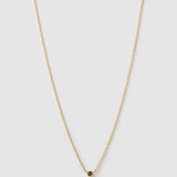 Colar Pingente Mini Pedra do Mês - Ouro 18K | SILLENE - Setembro